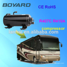 CE ROHS R22 R407C compresseur rotatif de type horizontal pour climatiseurs climatiseur de caravane